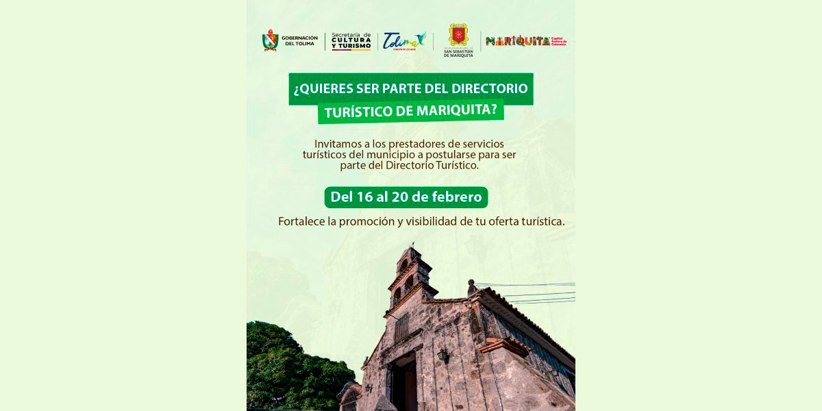 ILUSTRACIÓN GRÁFICA DEL DIRECTORIO TURÍSTICO DE MARIQUITA