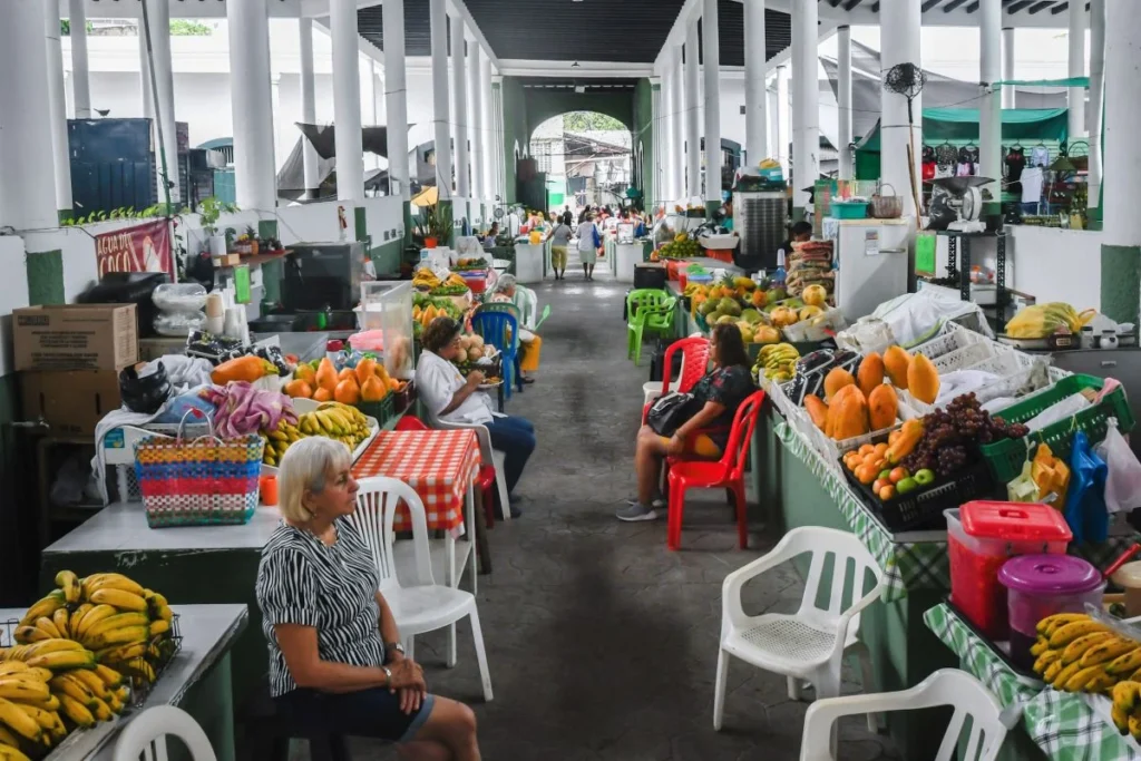 Vista de la Plaza de Mercado de Honda