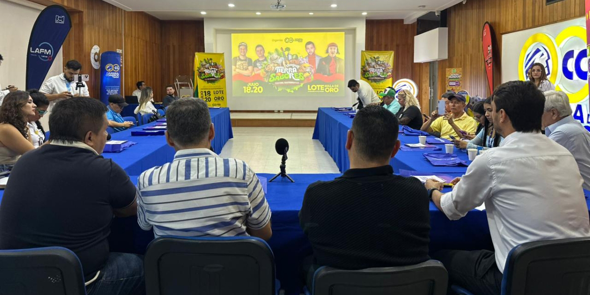 Foto representativa de la rueda de prensa ibagué tierra de sabores